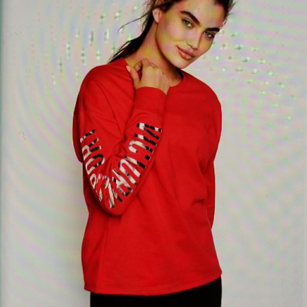 Victoria's secret Sport fleece red sweater s